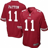 Nike Men & Women & Youth 49ers #11 Quinton Patton Red Team Color Game Jersey,baseball caps,new era cap wholesale,wholesale hats